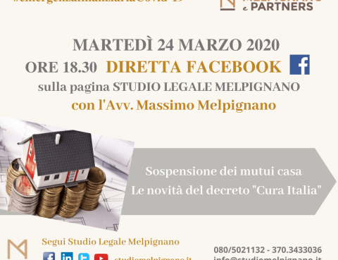 cura italia mutui